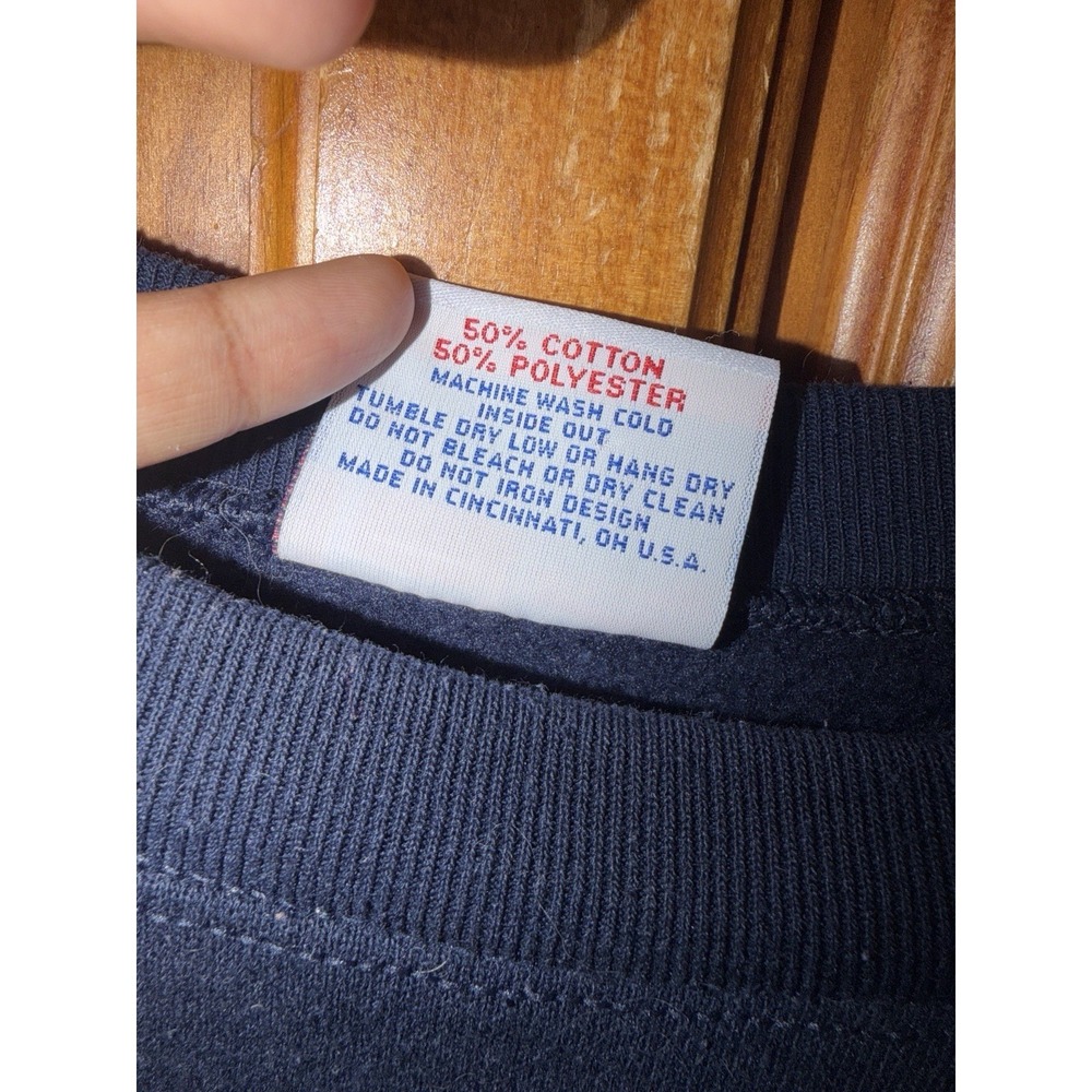 Vintage UCLA Sweatshirt Pullover Crable Sportswear Unisex XXL 2XL Blue Active - Picture 7 of 7